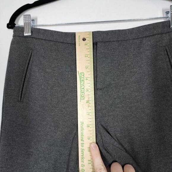 ATM Cuffed Ponte Classic Pants Heather Charcoal Slim Fit Trouser Super Stretch 6 - Picture 8 of 10